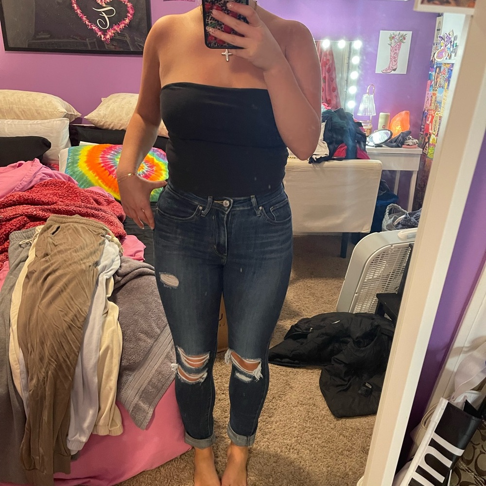 Distressed Levi Jeans